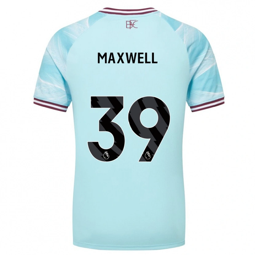 Danxen Homem Camisola Danielle Maxwell #39 Azul Celeste Borgonha Alternativa 2025/26 Camisa