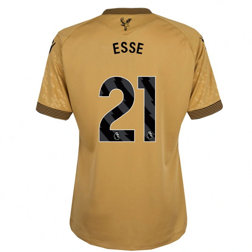 Danxen Homem Camisola Romain Esse #21 Dourado Preto Alternativa 2025/26 Camisa