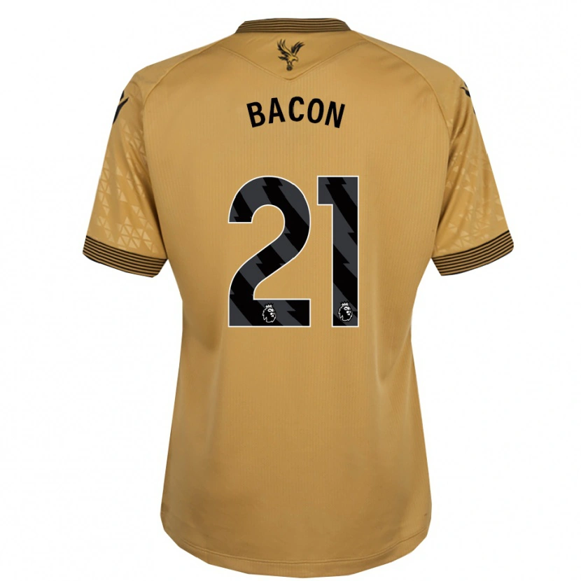 Danxen Homem Camisola Skye Bacon #21 Dourado Preto Alternativa 2025/26 Camisa
