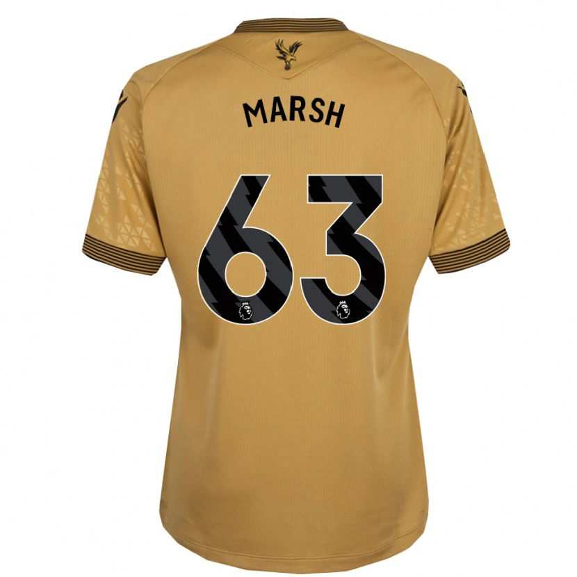 Danxen Homem Camisola Zach Marsh #63 Dourado Preto Alternativa 2025/26 Camisa