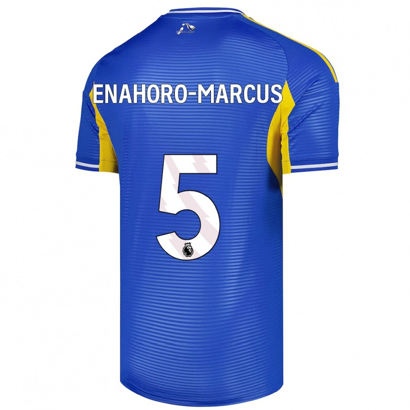 Danxen Homem Camisola Louis Enahoro-Marcus #5 Azul Amarelo Alternativa 2025/26 Camisa