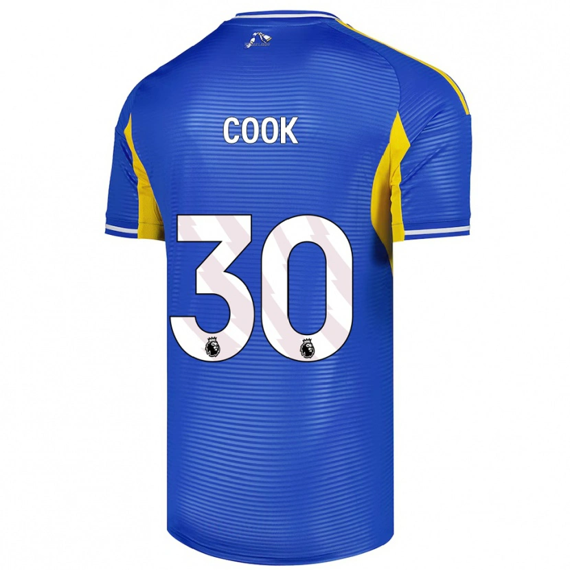 Danxen Homem Camisola Robbie Cook #30 Azul Amarelo Alternativa 2025/26 Camisa