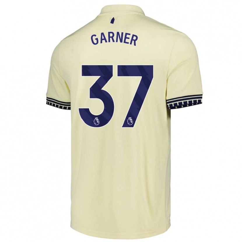 Danxen Homem Camisola James Garner #37 Branco Sujo Preto Alternativa 2025/26 Camisa