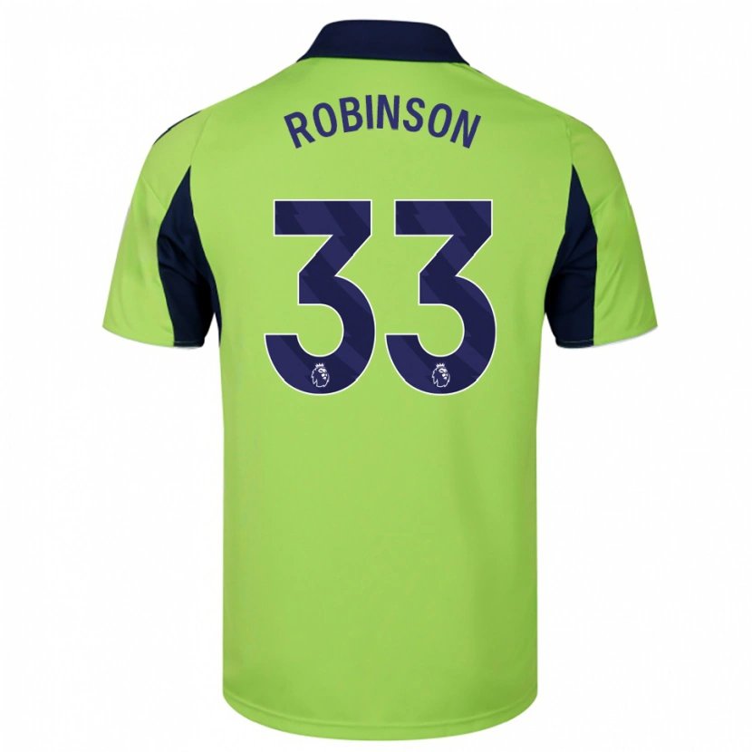 Danxen Homem Camisola Antonee Robinson #33 Verde Marinho Branco Alternativa 2025/26 Camisa