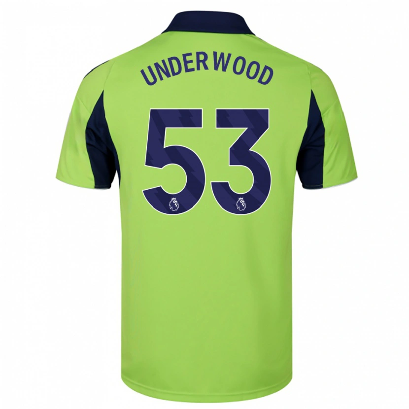 Danxen Homem Camisola Marco Underwood #53 Verde Marinho Branco Alternativa 2025/26 Camisa