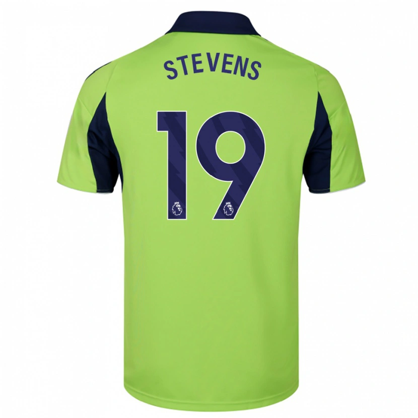 Danxen Homem Camisola Lily Stevens #19 Verde Marinho Branco Alternativa 2025/26 Camisa