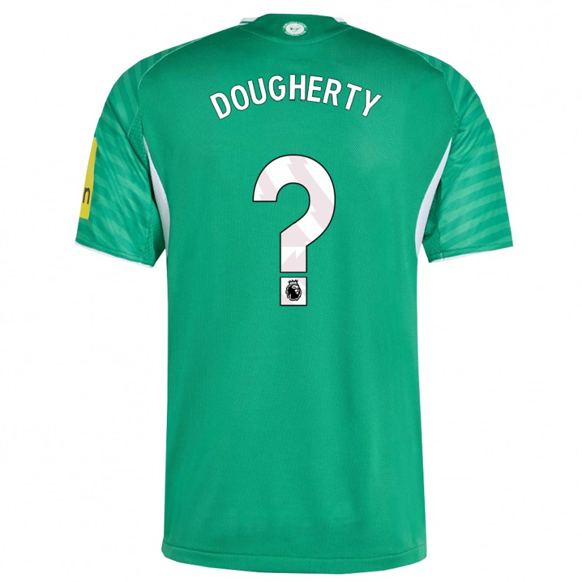 Danxen Homem Camisola Ryan Dougherty #0 Verde Branco Alternativa 2025/26 Camisa