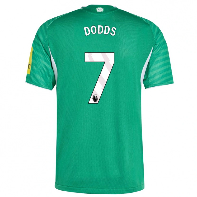 Danxen Homem Camisola Tyler Dodds #7 Verde Branco Alternativa 2025/26 Camisa