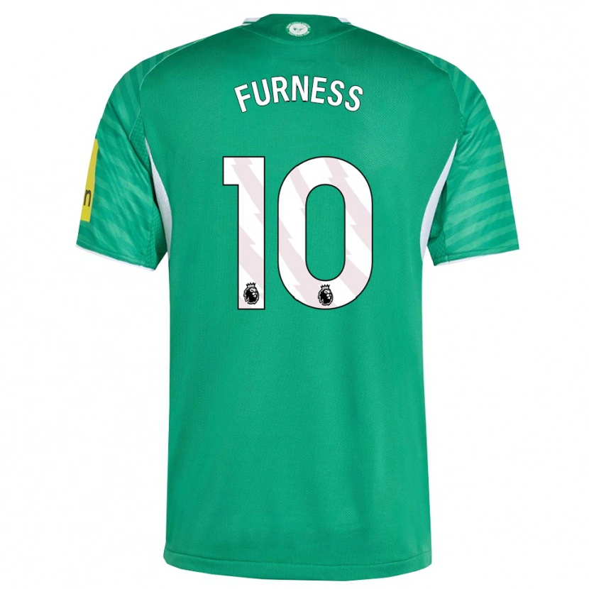 Danxen Homem Camisola Rachel Furness #10 Verde Branco Alternativa 2025/26 Camisa
