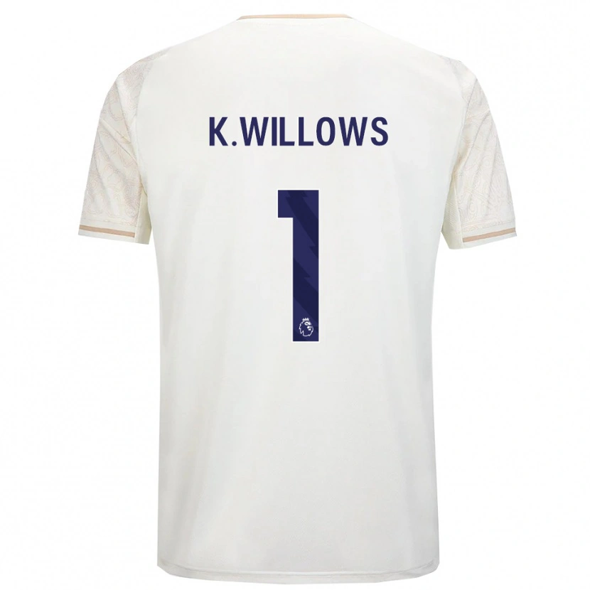 Danxen Homem Camisola Keehan Willows #1 Branco Sujo Preto Alternativa 2025/26 Camisa