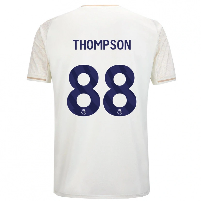 Danxen Homem Camisola Will Thompson #88 Branco Sujo Preto Alternativa 2025/26 Camisa
