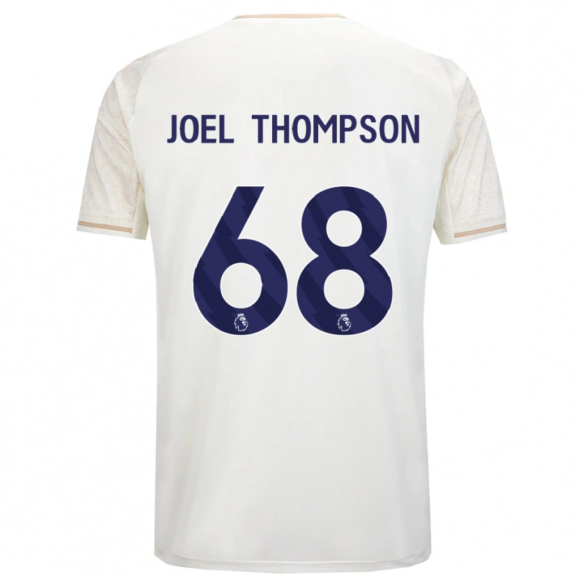 Danxen Homem Camisola Joel Thompson #68 Branco Sujo Preto Alternativa 2025/26 Camisa