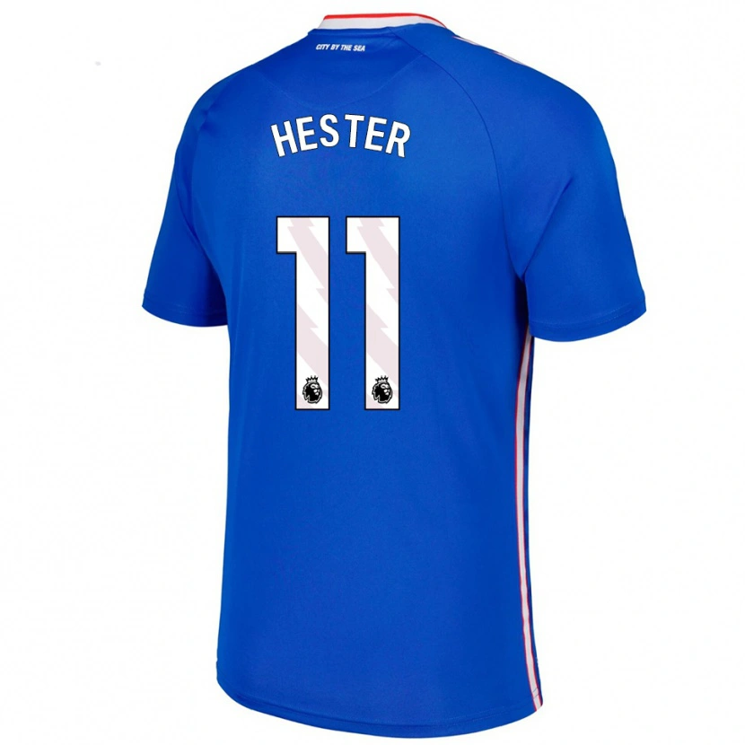 Danxen Homem Camisola Bayley Hester #11 Azul Branco Alternativa 2025/26 Camisa