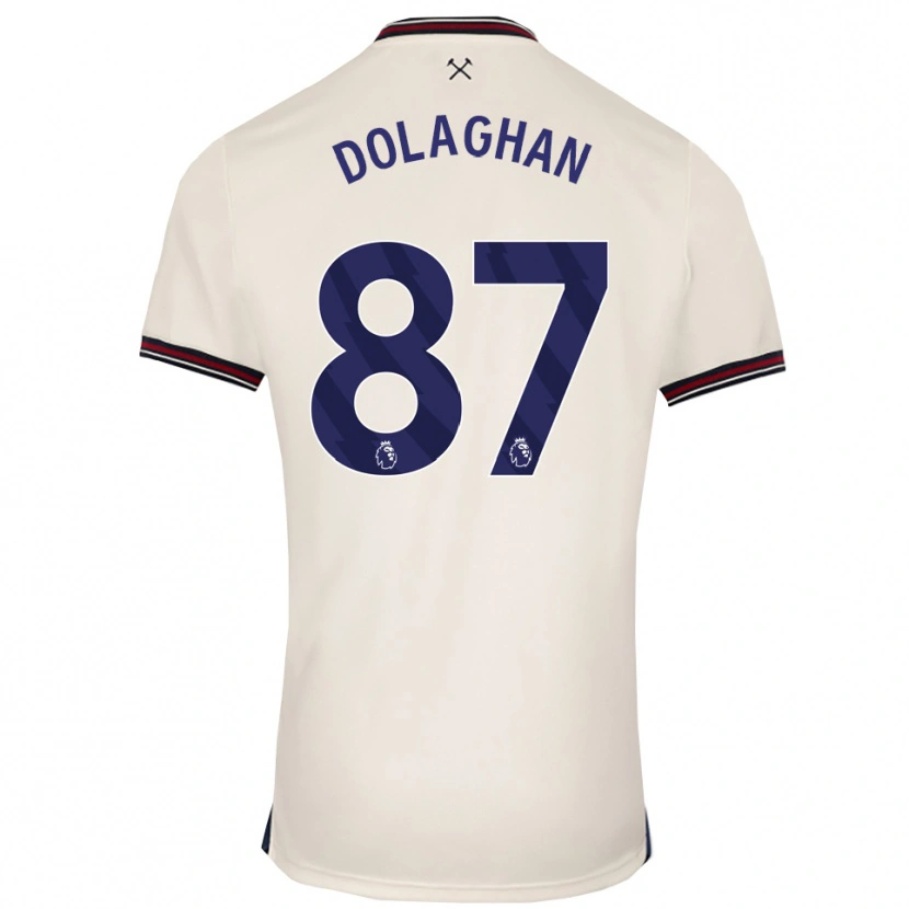 Danxen Homem Camisola Brad Dolaghan #87 Branco Sujo Alternativa 2025/26 Camisa