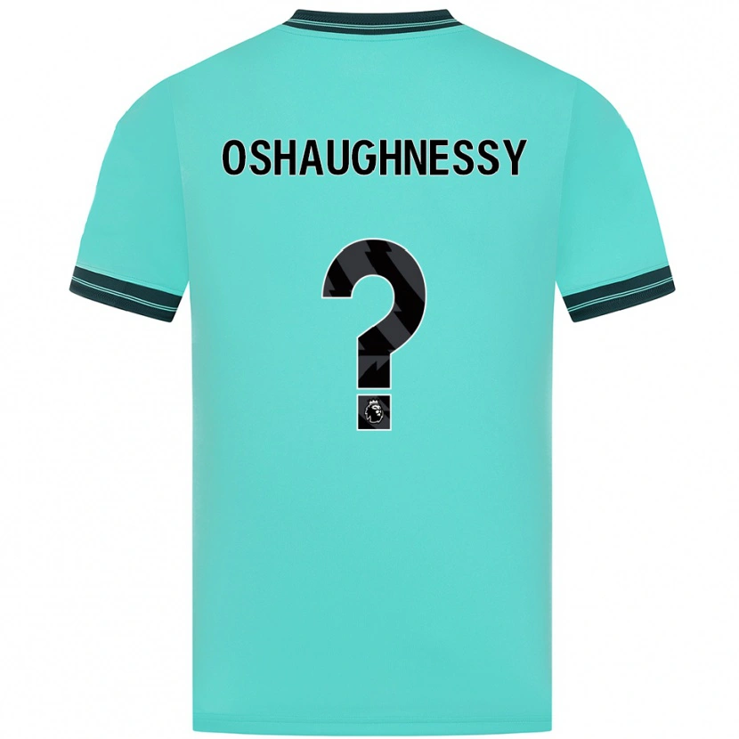Danxen Homem Camisola Joe Oshaughnessy #0 Azul Celeste Verde Alternativa 2025/26 Camisa