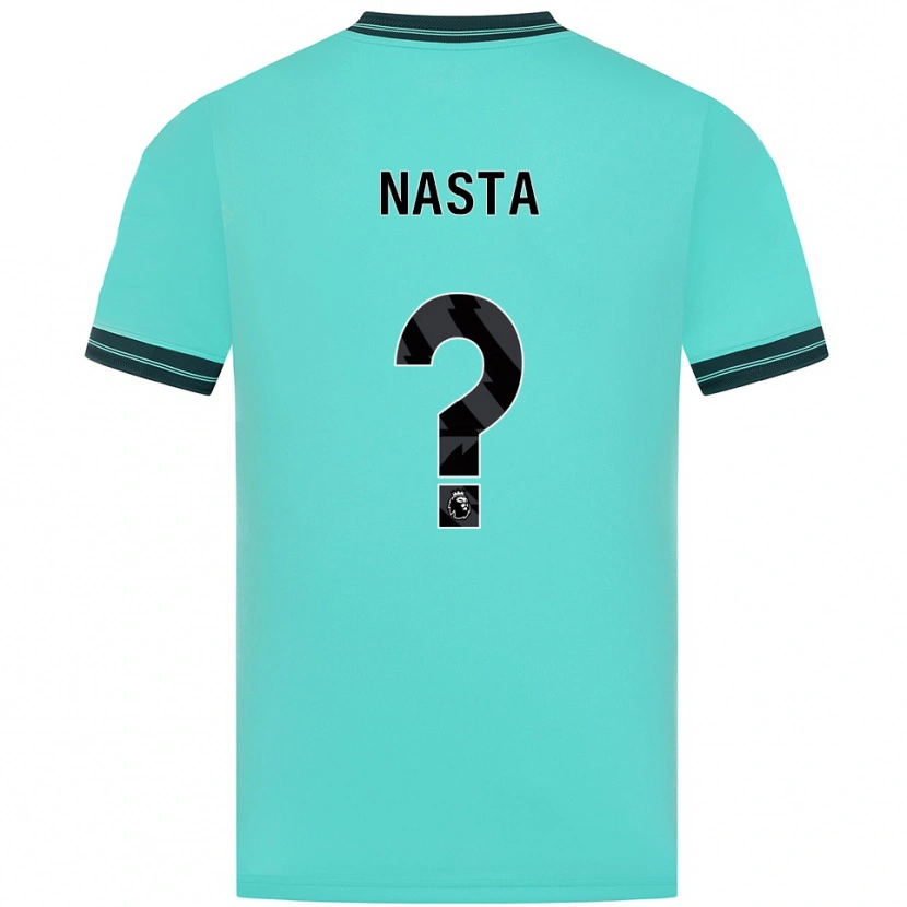 Danxen Homem Camisola Arthur Nasta #0 Azul Celeste Verde Alternativa 2025/26 Camisa
