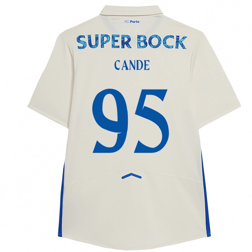 Danxen Homem Camisola Anhá Cande #95 Branco Azul Terceiro 2025/26 Camisa