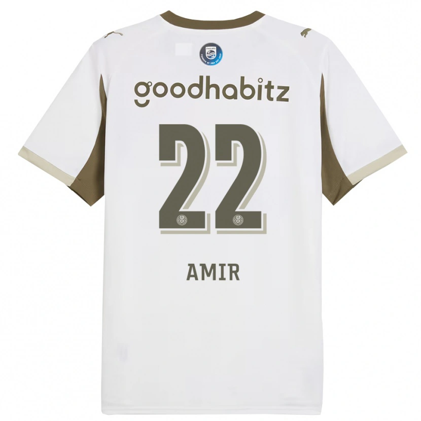 Danxen Homem Camisola Amir Al-Anany #22 Branco Cinza Terceiro 2025/26 Camisa