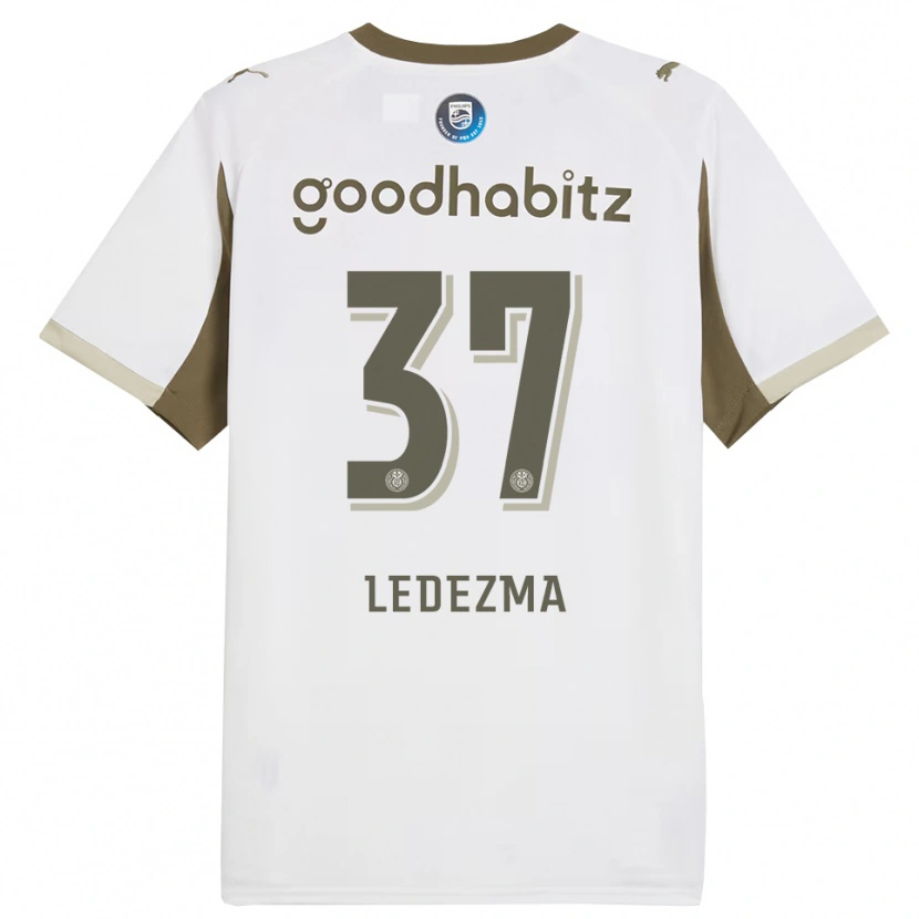 Danxen Homem Camisola Richard Ledezma #37 Branco Cinza Terceiro 2025/26 Camisa