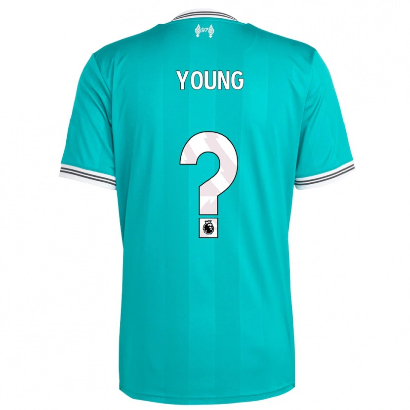 Danxen Homem Camisola Ranel Young #0 Verde Branco Terceiro 2025/26 Camisa