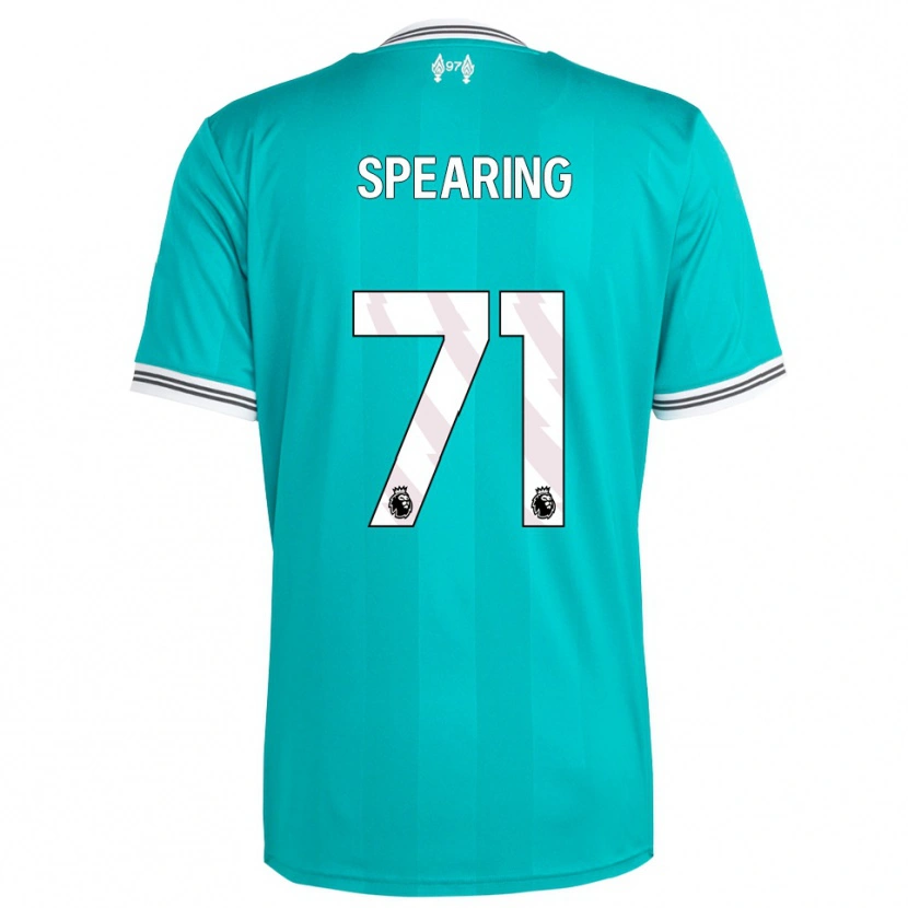 Danxen Homem Camisola Jay Spearing #71 Verde Branco Terceiro 2025/26 Camisa