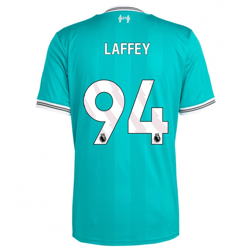 Danxen Homem Camisola Michael Laffey #94 Verde Branco Terceiro 2025/26 Camisa