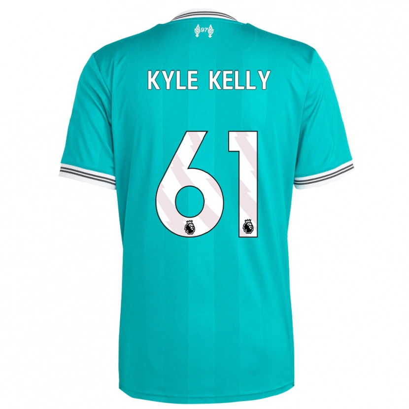 Danxen Homem Camisola Kyle Kelly #61 Verde Branco Terceiro 2025/26 Camisa