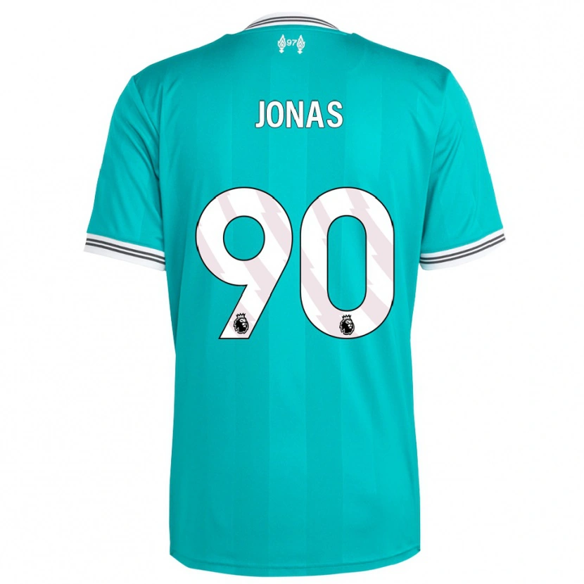 Danxen Homem Camisola Lee Jonas #90 Verde Branco Terceiro 2025/26 Camisa