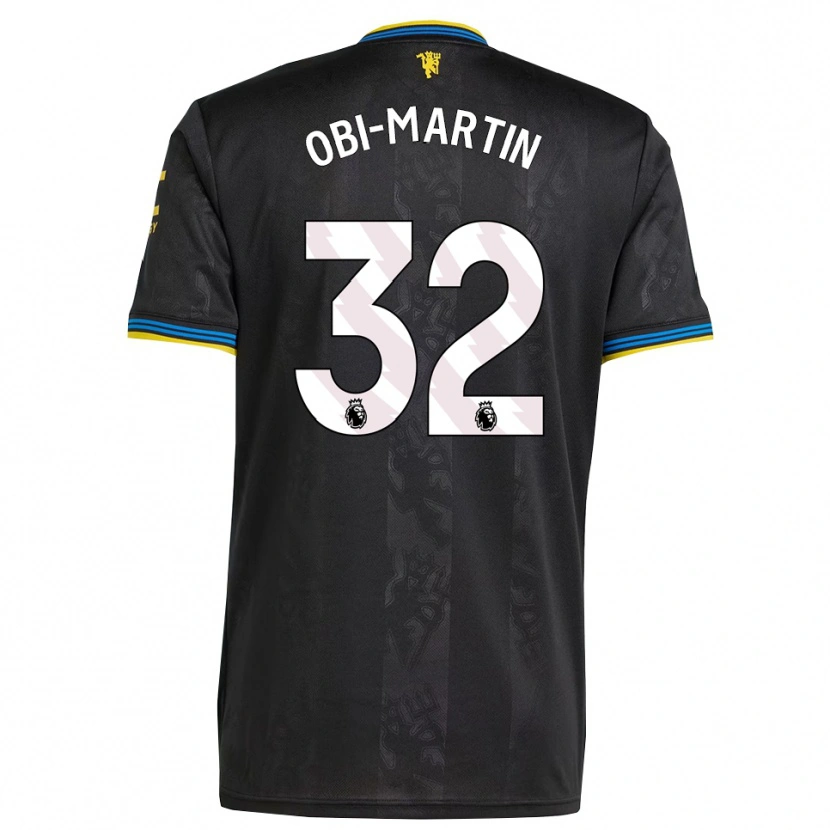 Danxen Homem Camisola Chido Obi #32 Preto Amarelo Azul Terceiro 2025/26 Camisa