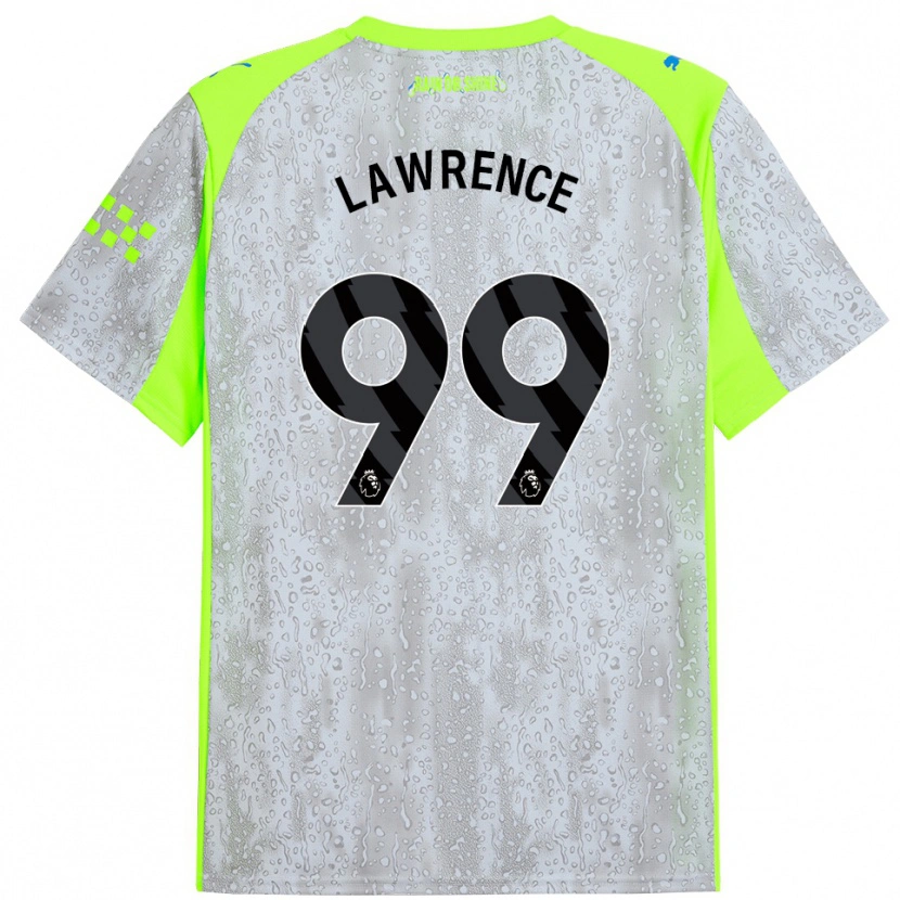 Danxen Homem Camisola Emilio Lawrence #99 Cinza Amarelo Terceiro 2025/26 Camisa