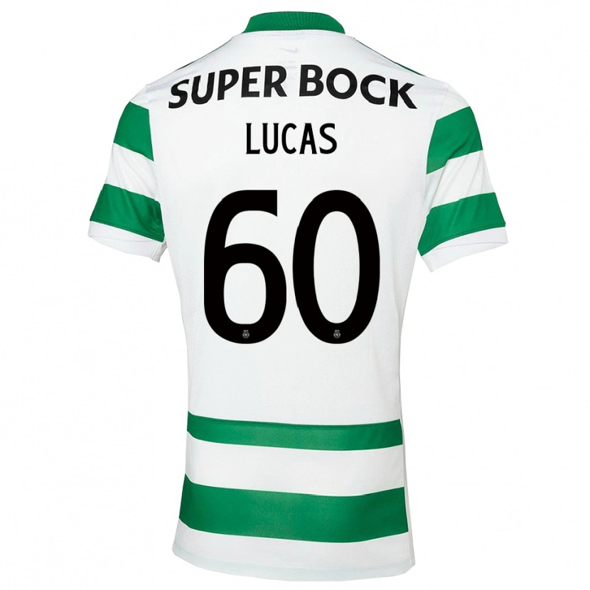 Danxen Mulher Camisola Rayan Lucas #60 Verde Branco Principal 2025/26 Camisa