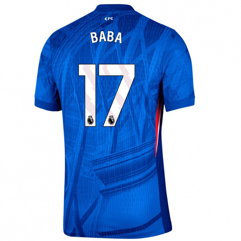 Danxen Mulher Camisola Abdul-Rahman Baba #17 Azul Branco Principal 2025/26 Camisa