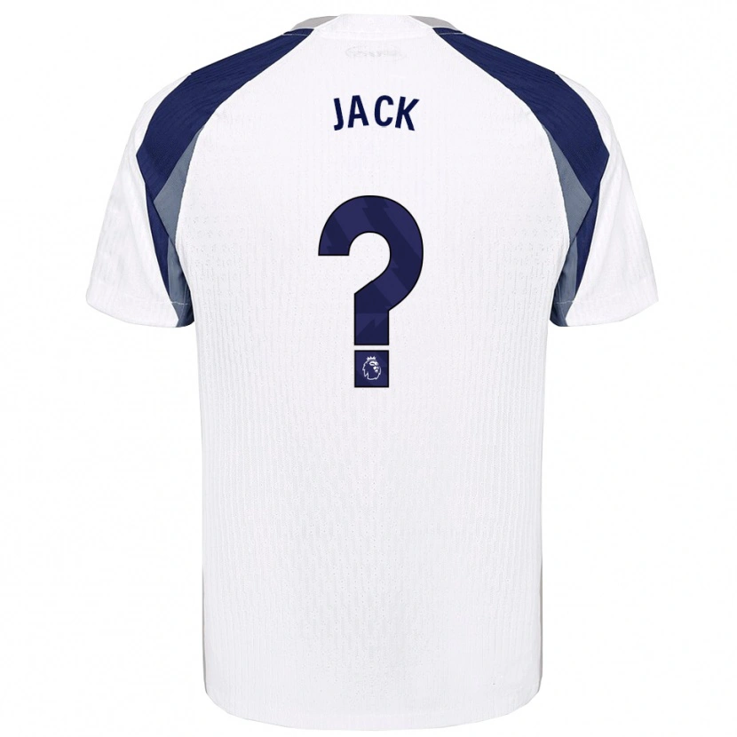 Danxen Mulher Camisola Mikel Jack #0 Branco Marinho Principal 2025/26 Camisa