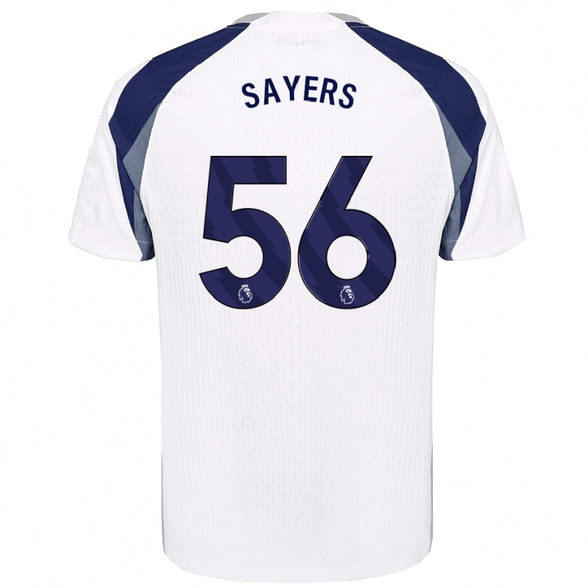 Danxen Mulher Camisola Charlie Sayers #56 Branco Marinho Principal 2025/26 Camisa