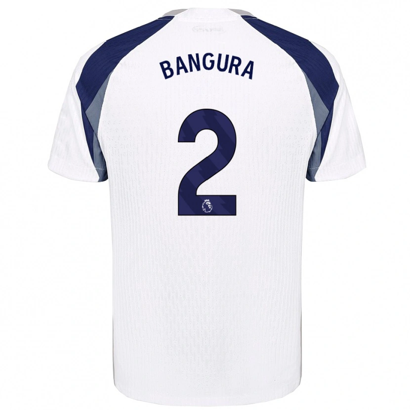 Danxen Mulher Camisola Samal Bangura #2 Branco Marinho Principal 2025/26 Camisa