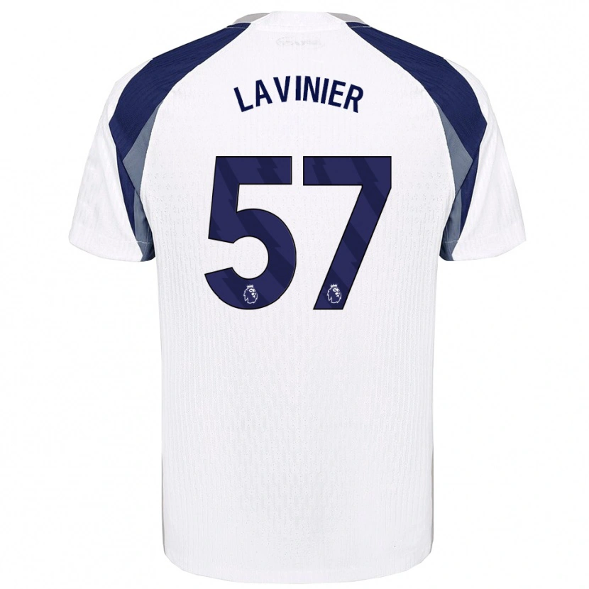 Danxen Mulher Camisola Marcel Lavinier #57 Branco Marinho Principal 2025/26 Camisa