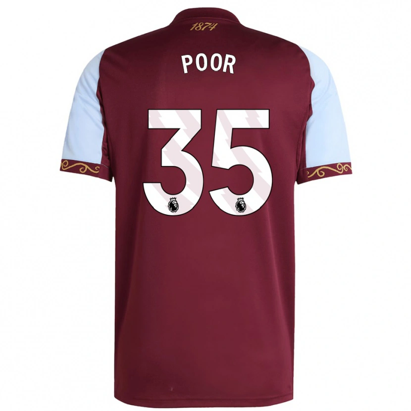 Danxen Mulher Camisola Sophia Poor #35 Borgonha Azul Celeste Principal 2025/26 Camisa