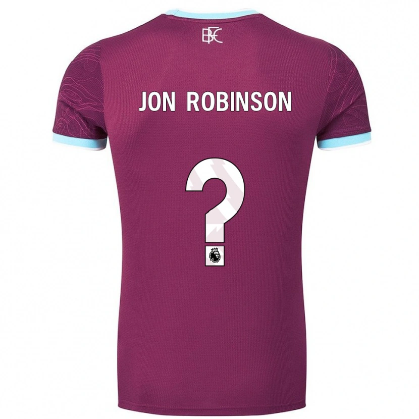 Danxen Mulher Camisola Jon Ander Vilar Robinson #0 Borgonha Azul Celeste Principal 2025/26 Camisa