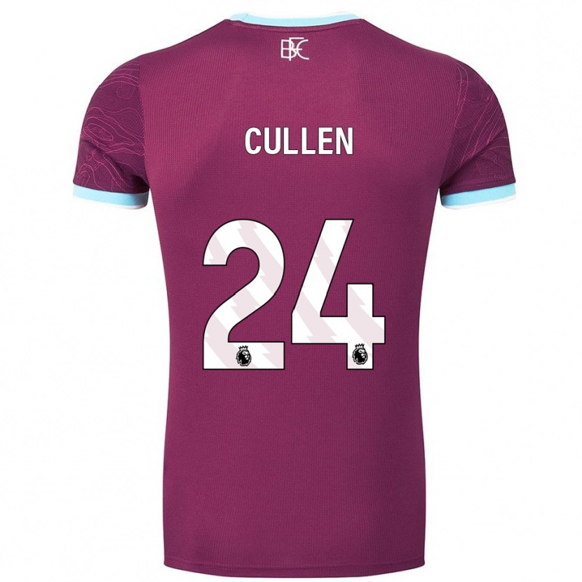 Danxen Mulher Camisola Josh Cullen #24 Borgonha Azul Celeste Principal 2025/26 Camisa
