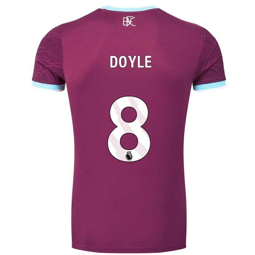 Danxen Mulher Camisola Emma Doyle #8 Borgonha Azul Celeste Principal 2025/26 Camisa