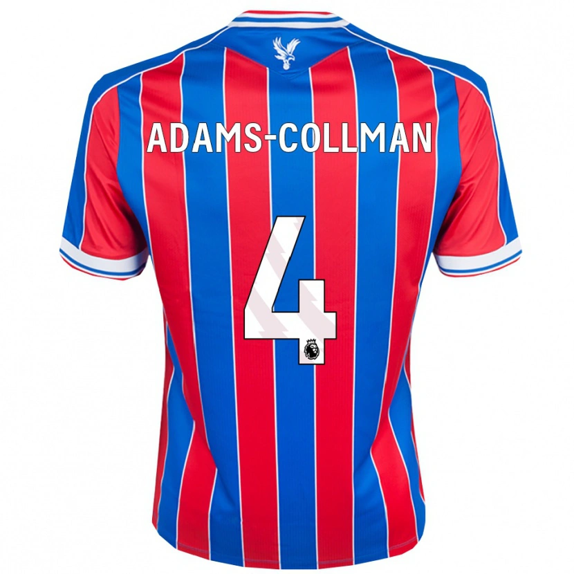 Danxen Mulher Camisola Kai-Reece Adams-Collman #4 Azul Vermelho Branco Principal 2025/26 Camisa