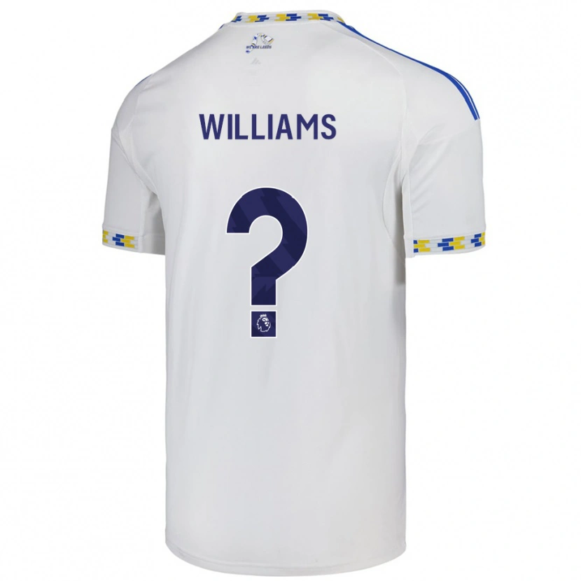 Danxen Mulher Camisola Paige Williams #0 Branco Azul Principal 2025/26 Camisa