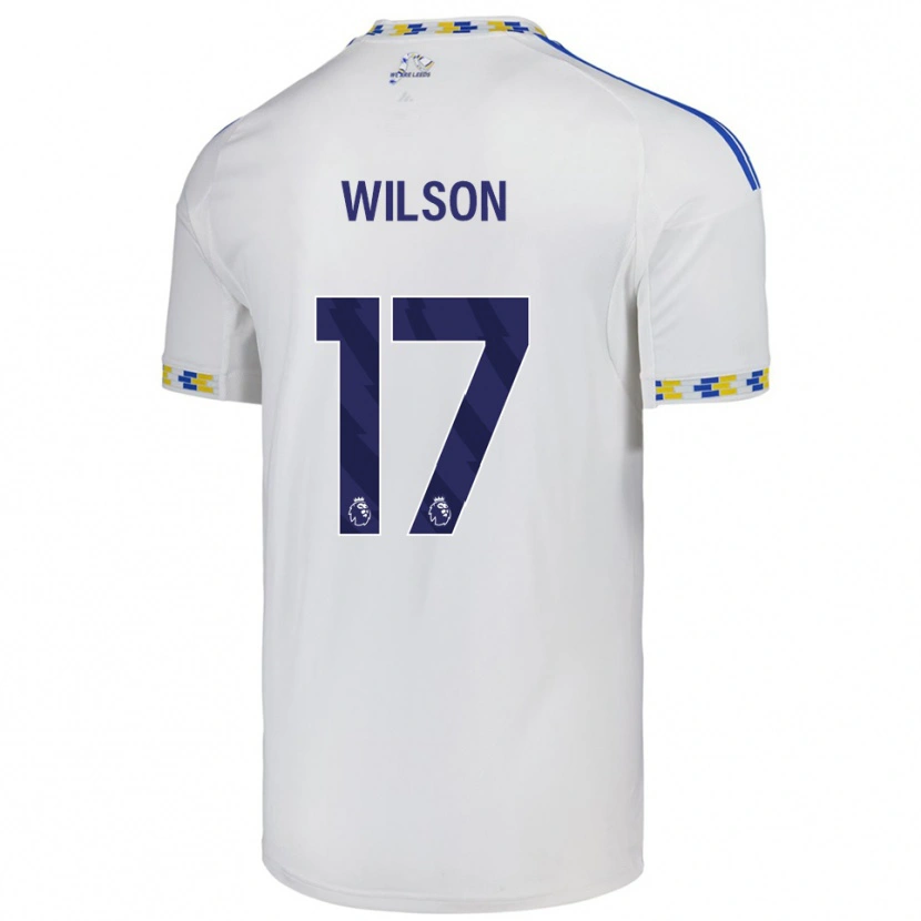 Danxen Mulher Camisola Marley Wilson #17 Branco Azul Principal 2025/26 Camisa