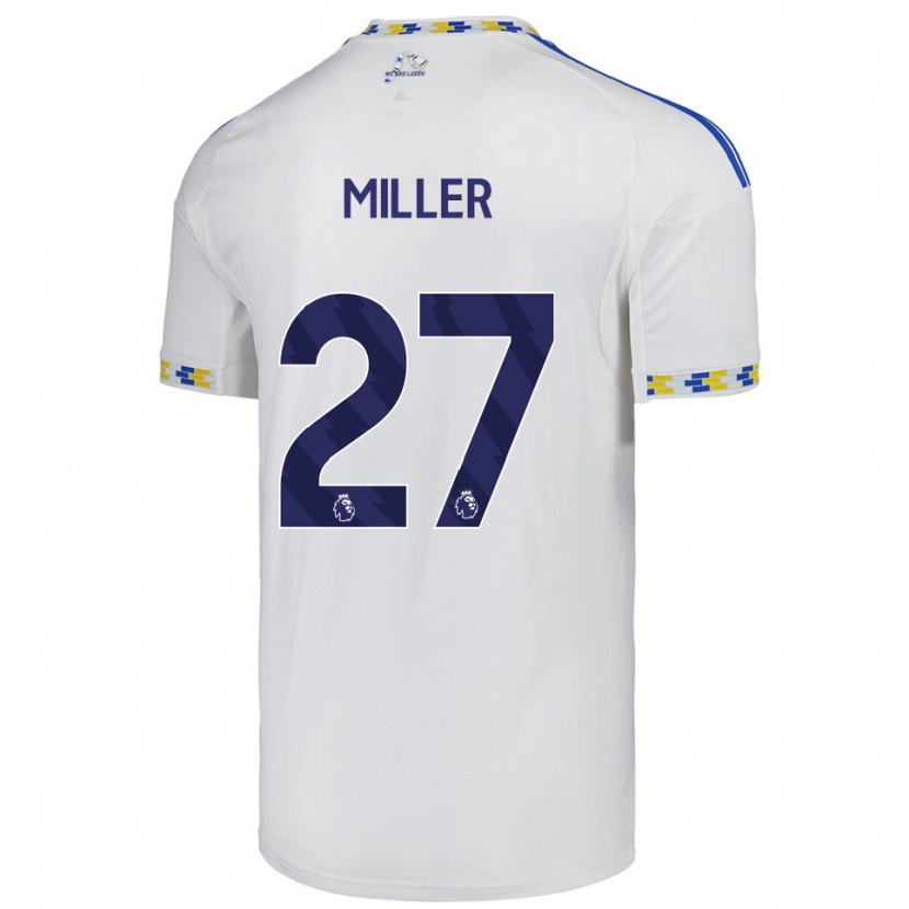 Danxen Mulher Camisola Amari Miller #27 Branco Azul Principal 2025/26 Camisa
