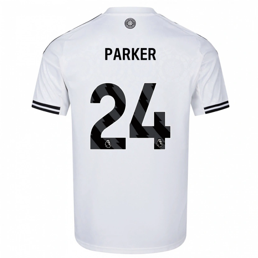 Danxen Mulher Camisola Beau Parker #24 Branco Preto Principal 2025/26 Camisa
