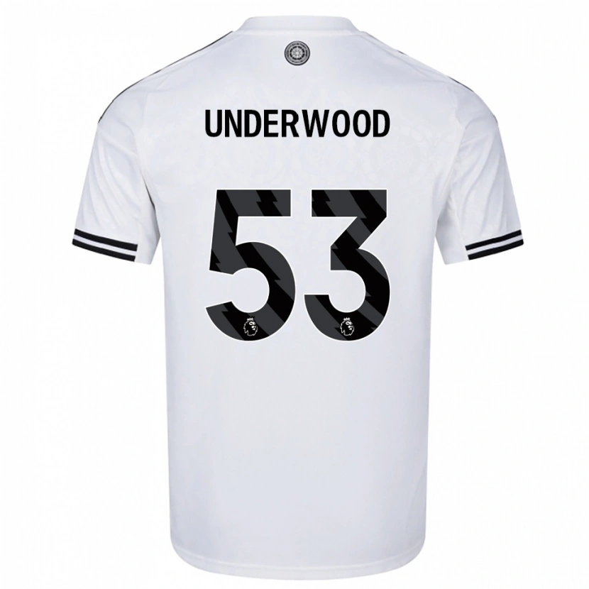 Danxen Mulher Camisola Marco Underwood #53 Branco Preto Principal 2025/26 Camisa