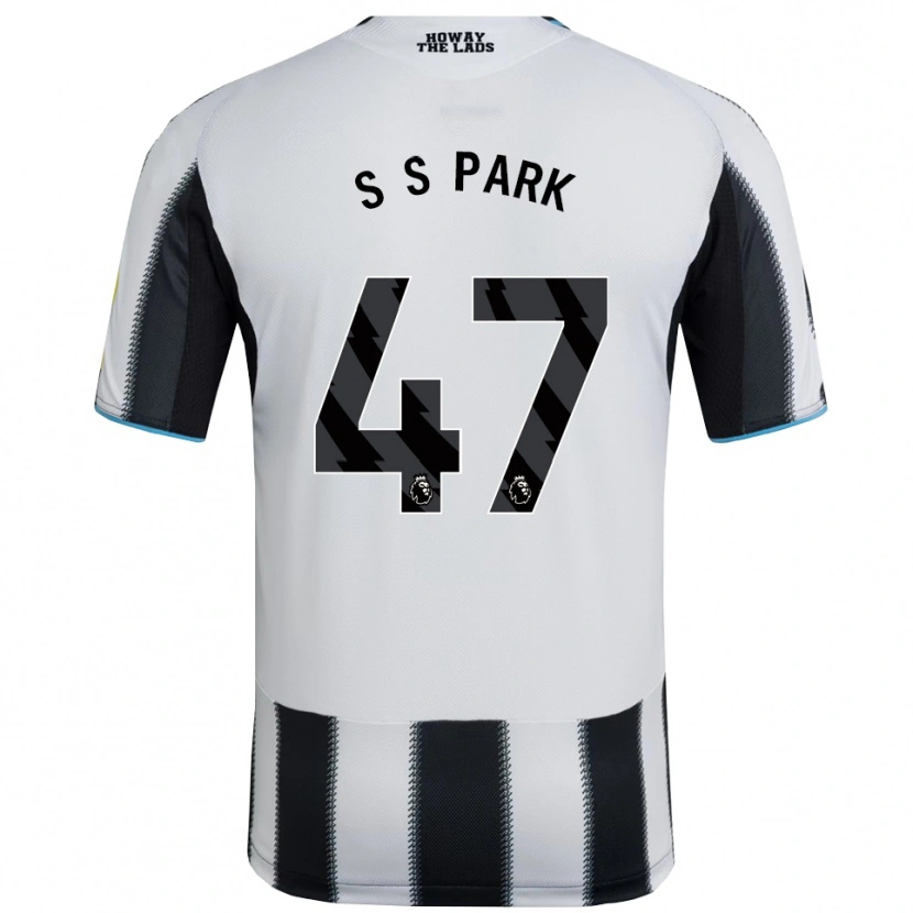 Danxen Mulher Camisola Seung-Soo Park #47 Preto Branco Principal 2025/26 Camisa