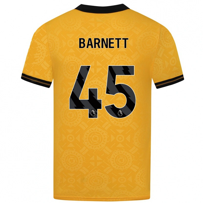 Danxen Mulher Camisola Ty Barnett #45 Amarelo Preto Principal 2025/26 Camisa