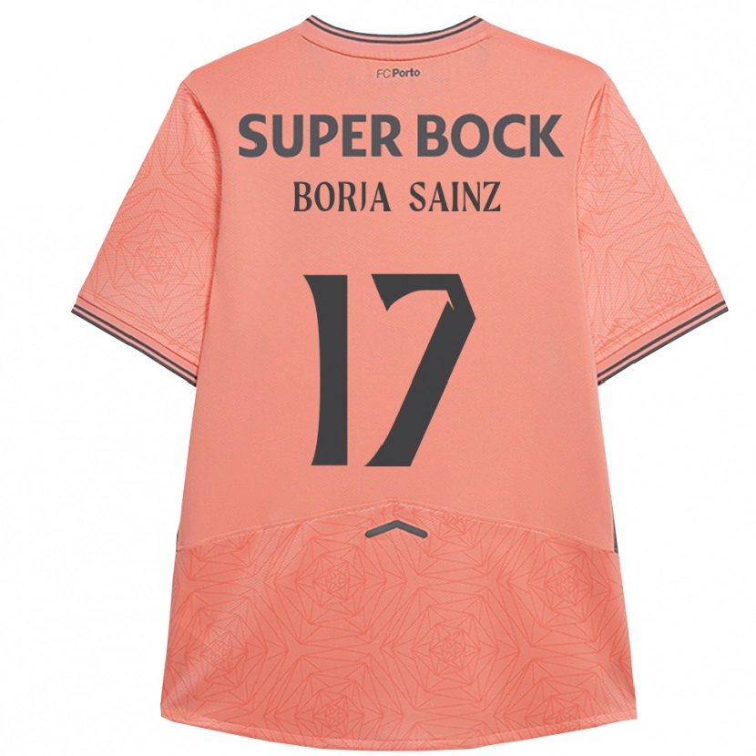 Danxen Mulher Camisola Borja Sainz #17 Rosa Marinho Alternativa 2025/26 Camisa