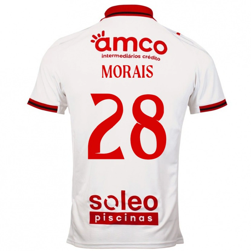 Danxen Mulher Camisola Patrícia Morais #28 Branco Vermelho Alternativa 2025/26 Camisa